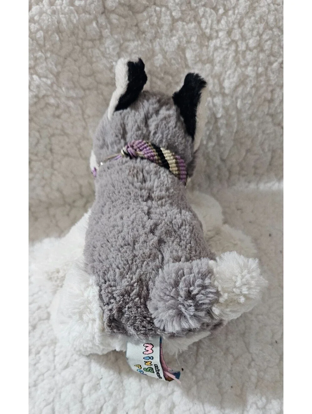 Ming Ren Husky Dog Plush Toy Bean Bag Stuffed Animal 5